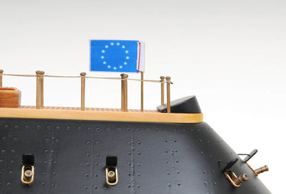 ALDO Hobbies & Creative Arts > Collectibles > Scale Models L: 38.5 W: 9.5 H: 16 Inches / NEW / wood C.S.S. Virginia Ironclad Steam Powered Ship Exclusive Edition Wood Model  Assembled with Display Case