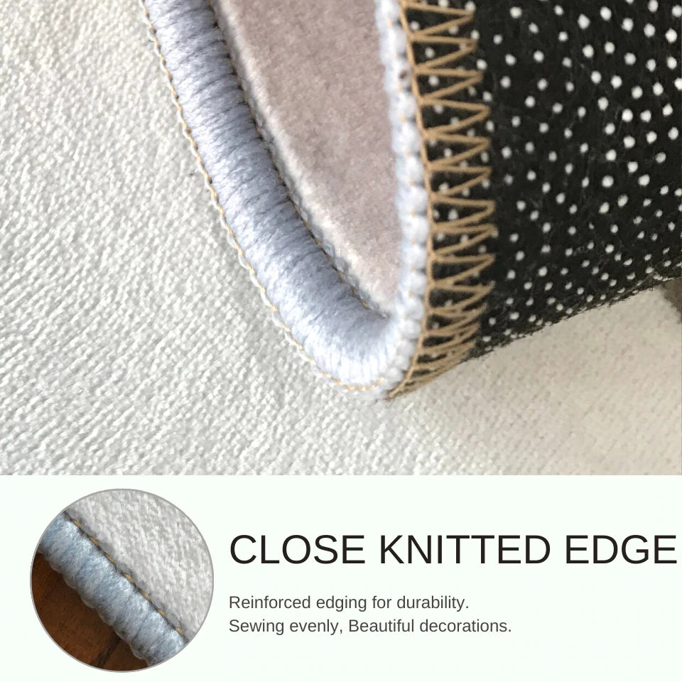 ALDO Home & Kitchen>Area Rugs>Carpet Modern Style Designer Red and Gold Luxury Ultra Soft Non-Slip Rug Carpet