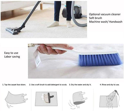 ALDO Home & Kitchen>Area Rugs>Carpet Modern Style Designer Red and Gold Luxury Ultra Soft Non-Slip Rug Carpet