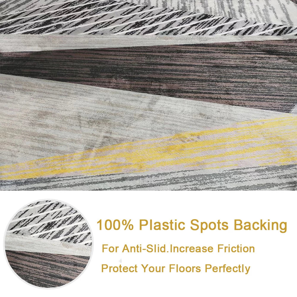 ALDO Home & Kitchen>Area Rugs>Carpet Nefertiti Modern Luxury Geometric Design Polyester Indoor Area Rug Carpet