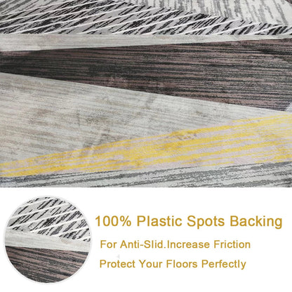 ALDO Home & Kitchen>Area Rugs>Carpet Nefertiti Modern Luxury Geometric Design Polyester Indoor Area Rug Carpet