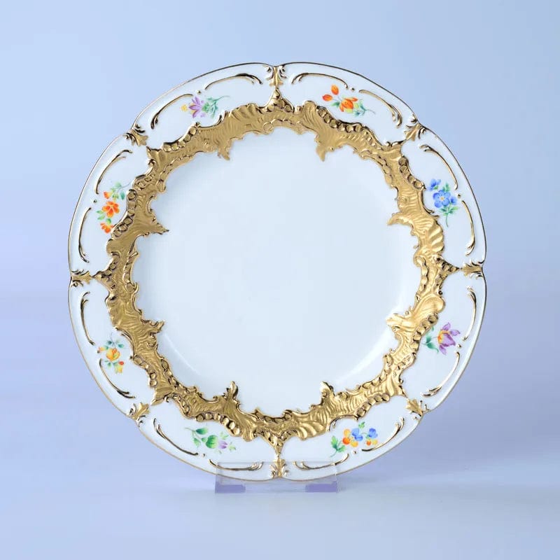ALDO Home & Kitchen>Dinner Set>Tableware / Drinkware Coffee plate Royal Cort Luxury  Style Fine Porcelain 24 K Gold Plated Gold and White Coffee Tea sets