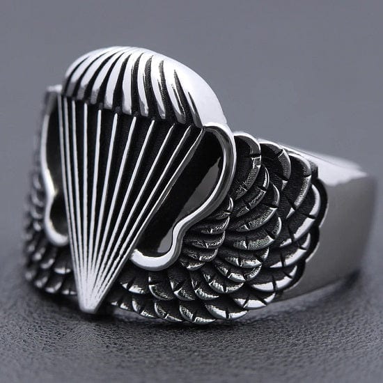 ALDO Jewelry US Army Airborne Parachutist  Sterling Silver Ring
