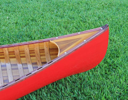 ALDO Kayaking, Canoeing & Rafting>Canoes L: 117 W: 26.5 H: 20 Inches / NEW / wood Real High Quality  Red Wood Cedar Canoe 10 Ft With Ribs