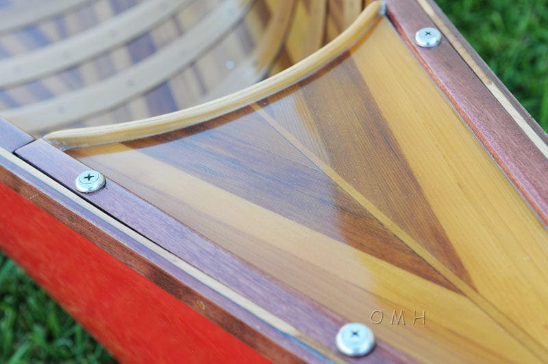 ALDO Kayaking, Canoeing & Rafting>Canoes L: 117 W: 26.5 H: 20 Inches / NEW / wood Real High Quality  Red Wood Cedar Canoe 10 Ft With Ribs