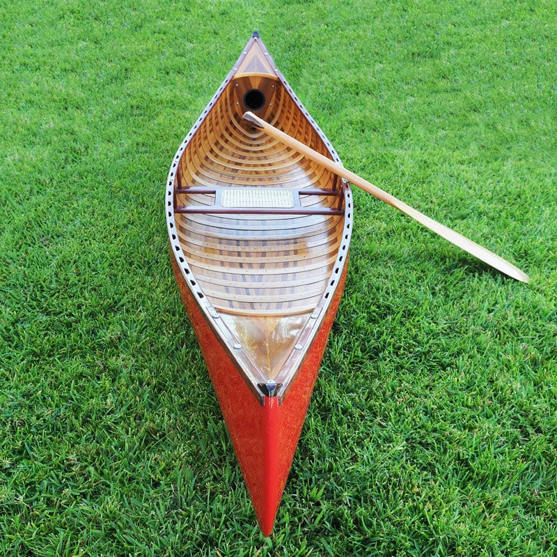 ALDO Kayaking, Canoeing & Rafting>Canoes L: 117 W: 26.5 H: 20 Inches / NEW / wood Real High Quality  Red Wood Cedar Canoe 10 Ft With Ribs