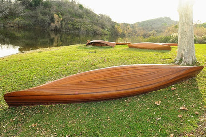 ALDO Kayaking, Canoeing & Rafting>Canoes L: 187.5 W: 31.5 H: 24 Inches / NEW / wood Real High Quality Canadian Cedar Canoe 16 feet