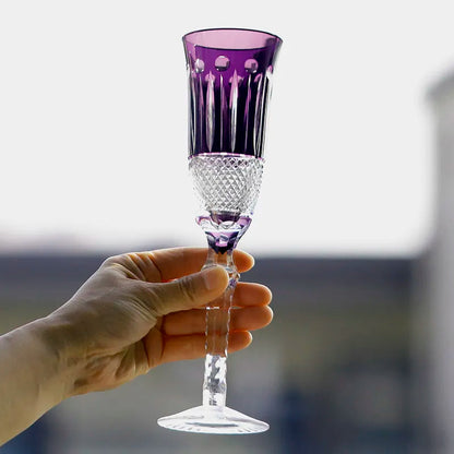 ALDO Kitchen & Dining > Tableware > Drinkware Amazing Luxury Japanize Lead Free Hand Cut and Hand Blown Champagne Flute Crystal  Glasses