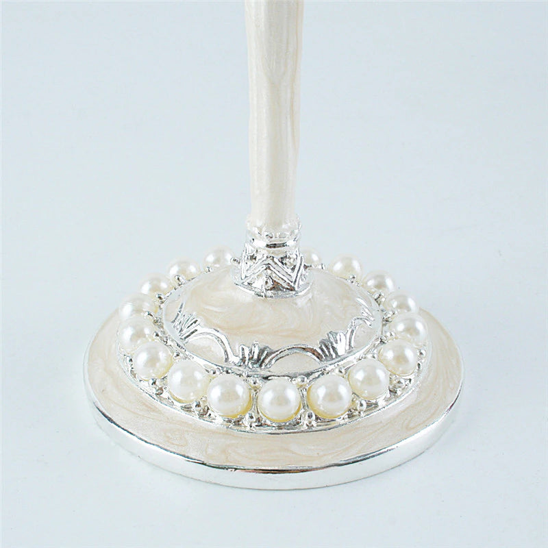 ALDO Kitchen & Dining > Tableware > Drinkware Exquisite Unique Custom Made  Swan Wedding Led Free Crystal Champagne Wine Glasses Set of Two