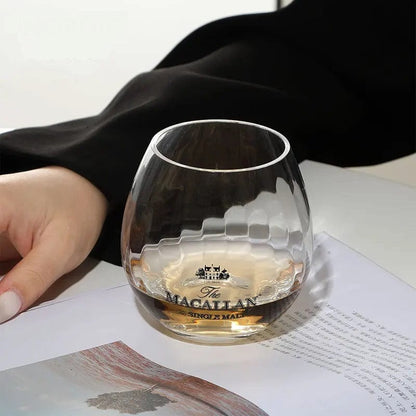 ALDO Kitchen & Dining > Tableware > Drinkware Private Collection New Macallan Signature Single Malt  Elegant Lady Flower Buds Crystall  Whiskey Lead-Free Glasses