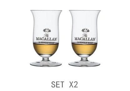 ALDO Kitchen & Dining > Tableware > Drinkware Set Of Two Private Collection New Macallan Signature Single Malt  Tasting  Crystall  Whiskey Lead-Free Glasses
