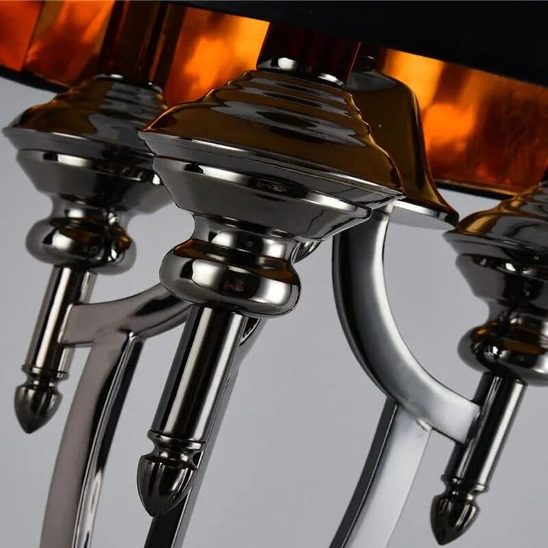 ALDO Lighting > Lamps Versace Style  Fabric Lampshade Large Floor Lamp
