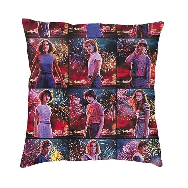 ALDO Linens & Bedding > Bedding > Pillowcases & Shams 30x30cm 12x12in / Style 11 / Multicolor Stranger Things TV Show Modern Decorative Luxury Velvet Pillowcases Double side 3D Print