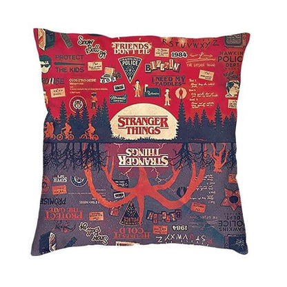 ALDO Linens & Bedding > Bedding > Pillowcases & Shams 30x30cm 12x12in / Style 13 / Multicolor Stranger Things TV Show Modern Decorative Luxury Velvet Pillowcases Double side 3D Print