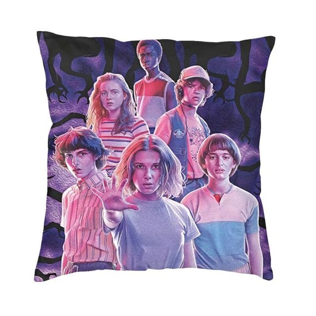ALDO Linens & Bedding > Bedding > Pillowcases & Shams 30x30cm 12x12in / Style 15 / Multicolor Stranger Things TV Show Modern Decorative Luxury Velvet Pillowcases Double side 3D Print