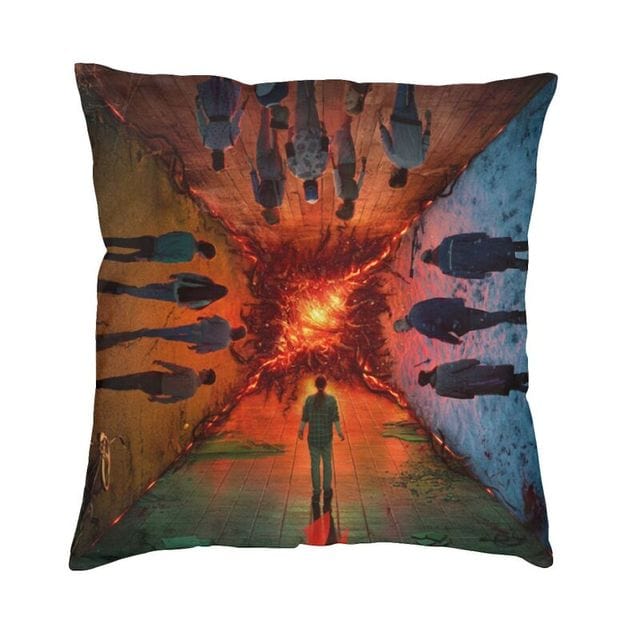 ALDO Linens & Bedding > Bedding > Pillowcases & Shams 30x30cm 12x12in / Style 4 / Multicolor Stranger Things TV Show Modern Decorative Luxury Velvet Pillowcases Double side 3D Print