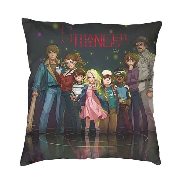 ALDO Linens & Bedding > Bedding > Pillowcases & Shams 30x30cm 12x12in / Style 7 / Multicolor Stranger Things TV Show Modern Decorative Luxury Velvet Pillowcases Double side 3D Print