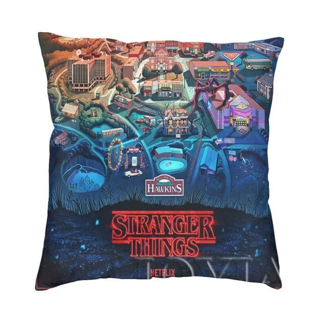ALDO Linens & Bedding > Bedding > Pillowcases & Shams 30x30cm 12x12in / Style 8 / Multicolor Stranger Things TV Show Modern Decorative Luxury Velvet Pillowcases Double side 3D Print