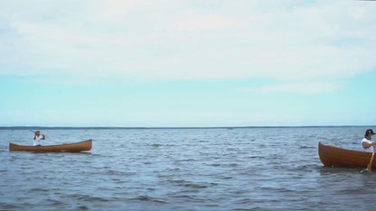 Real High Quality Canadian Cedar Canoe With Ribs